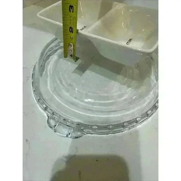 Rae Dunn SET GOALS TAKE ACTION Divided Serving Dish Artisan Magenta 8x5 - Picture 11 of 11